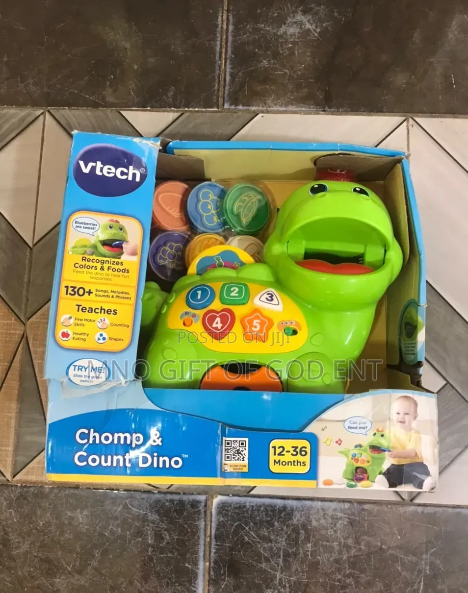 VTECH Chomp and Count Dino Green - NEW