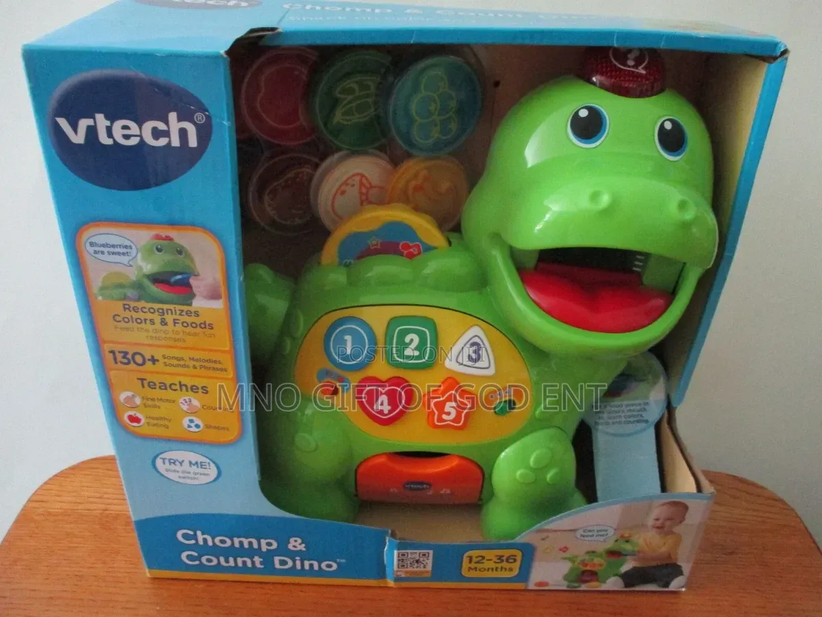 VTECH Chomp and Count Dino Green - NEW