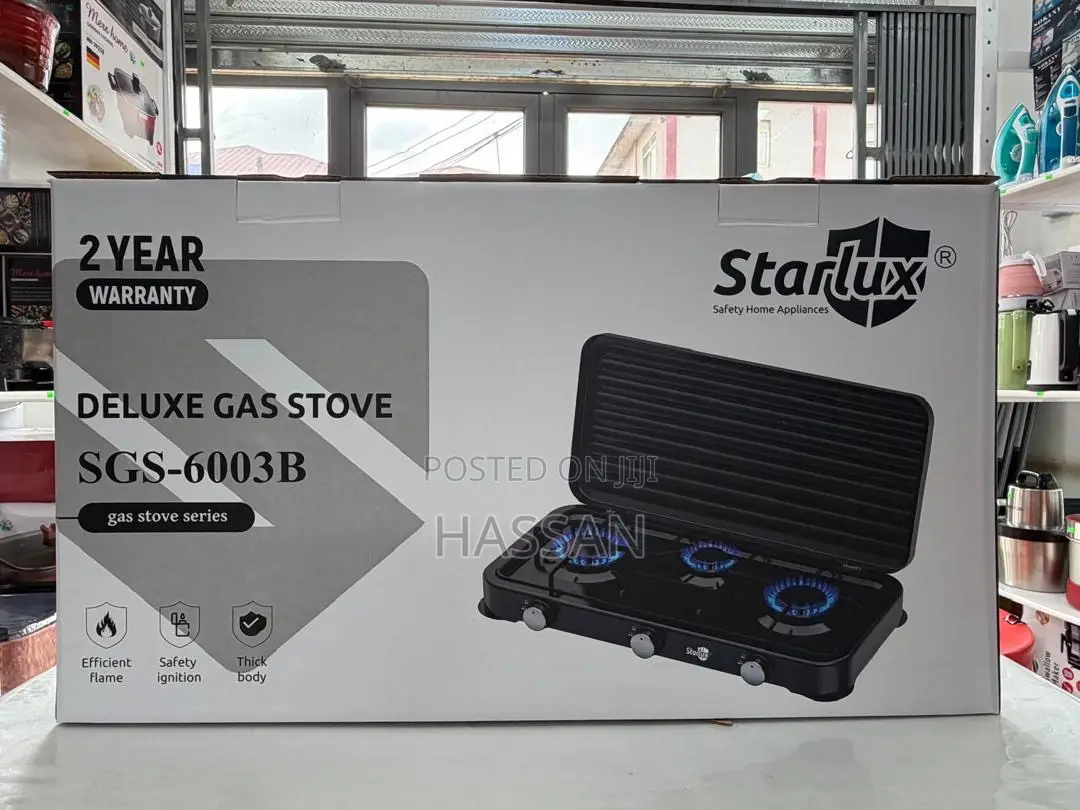 Deluxe Gas Stove 3 Bur