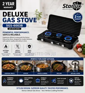 Deluxe Gas Stove 3 Bur