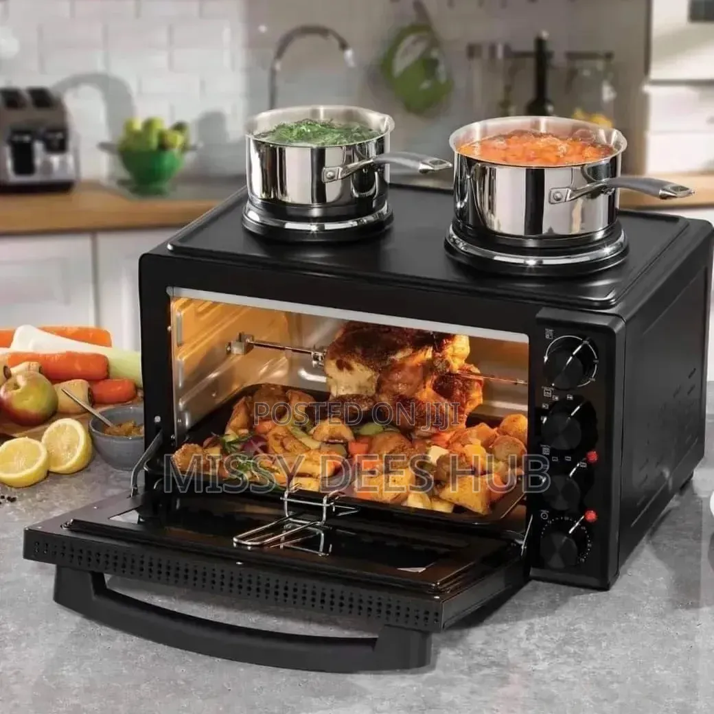 28L German Plus Oven With Two Hot Plates