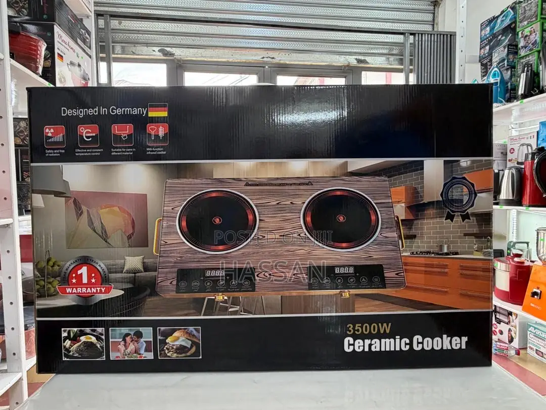 Ceramic Double Hotplate