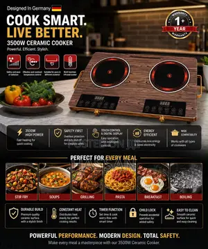 Ceramic Double Hotplate