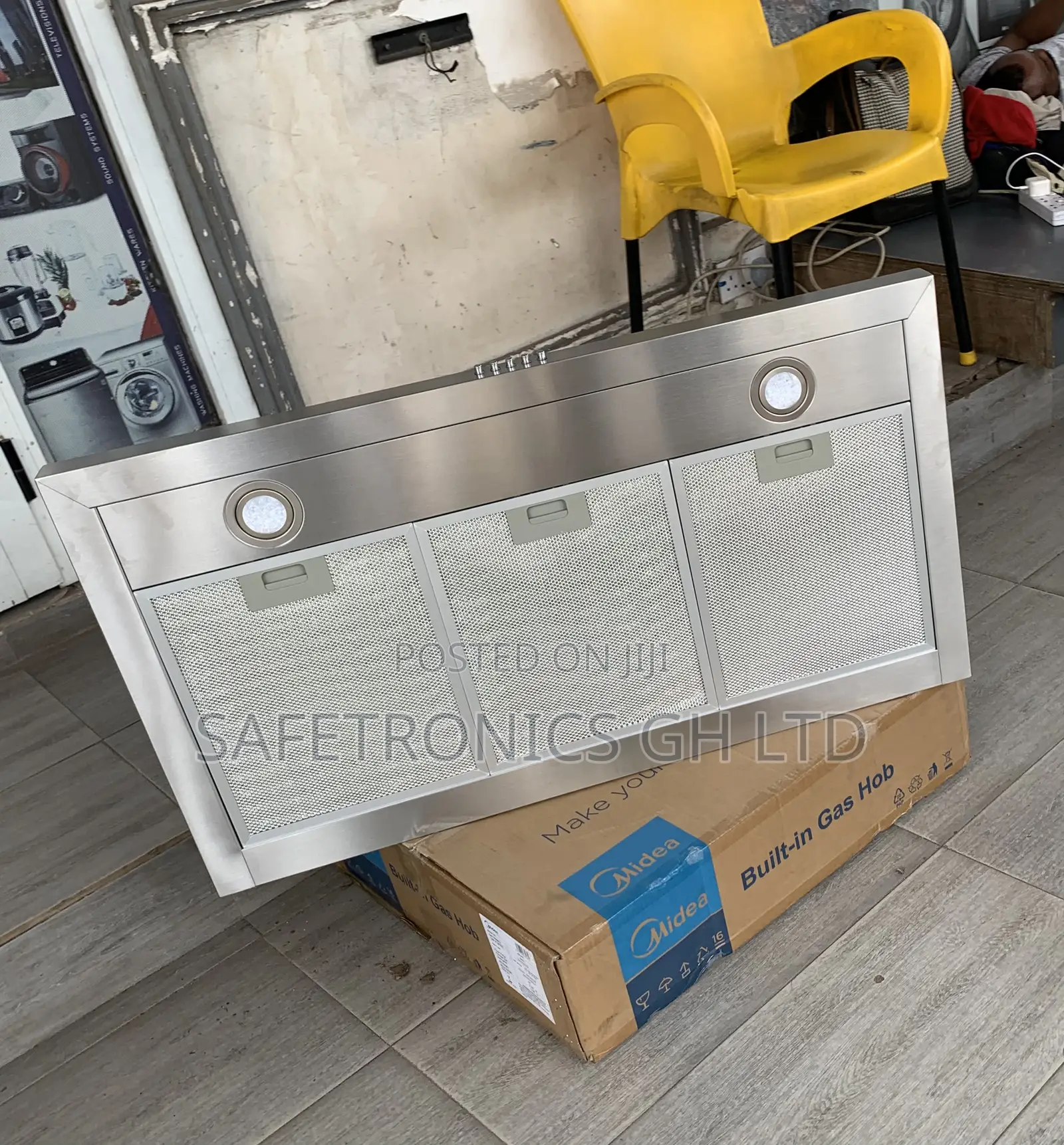 Classic Fast Midea 90m21-S 90cm T-Shape Chimney Cooker Hood