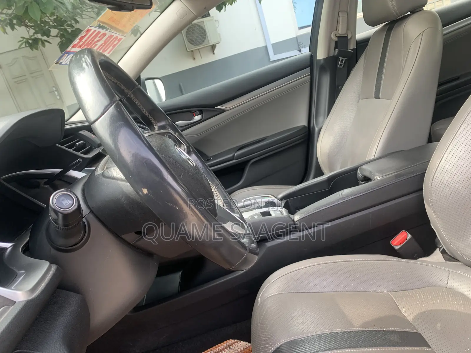 Honda Civic EX-L Sedan 2018 Black