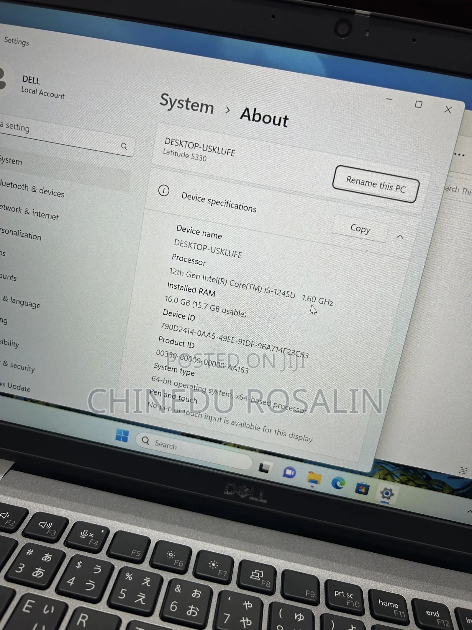 Laptop Dell Latitude 5330 16GB Intel Core i5 SSD 256GB