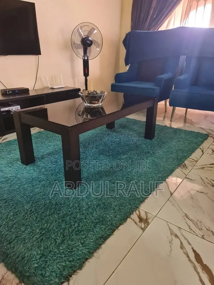 Modern Black Glass Top Coffee Table