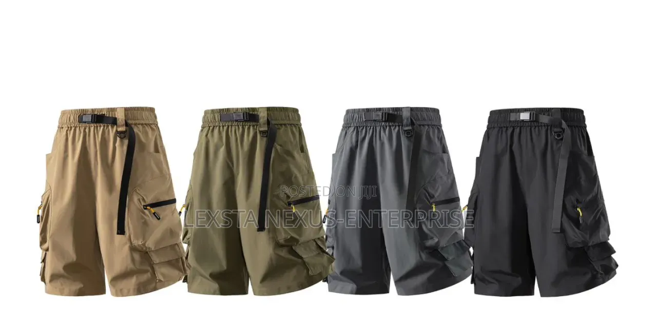 Cargo Shorts -Black, Grey