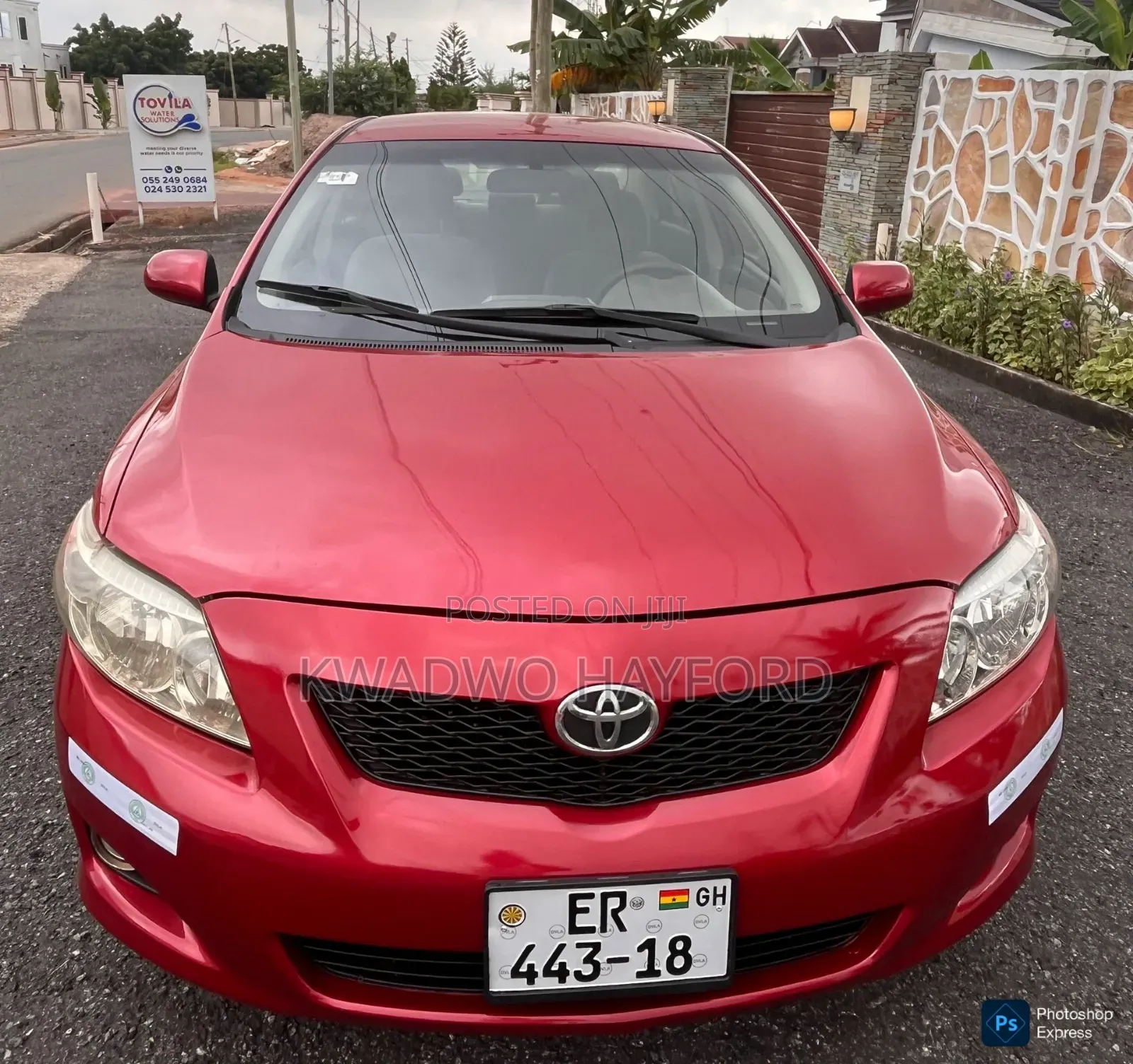 Toyota Corolla 2009 Red