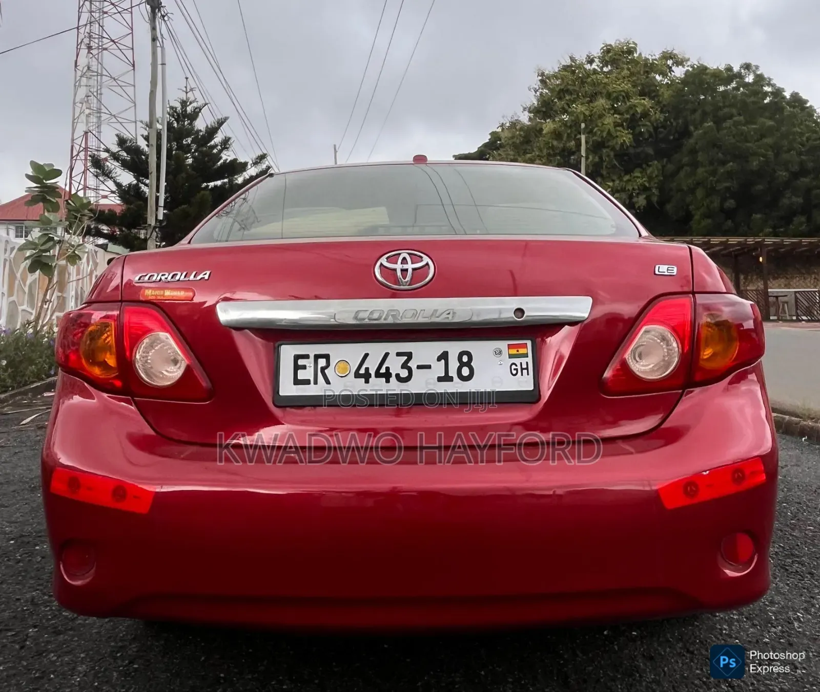 Toyota Corolla 2009 Red