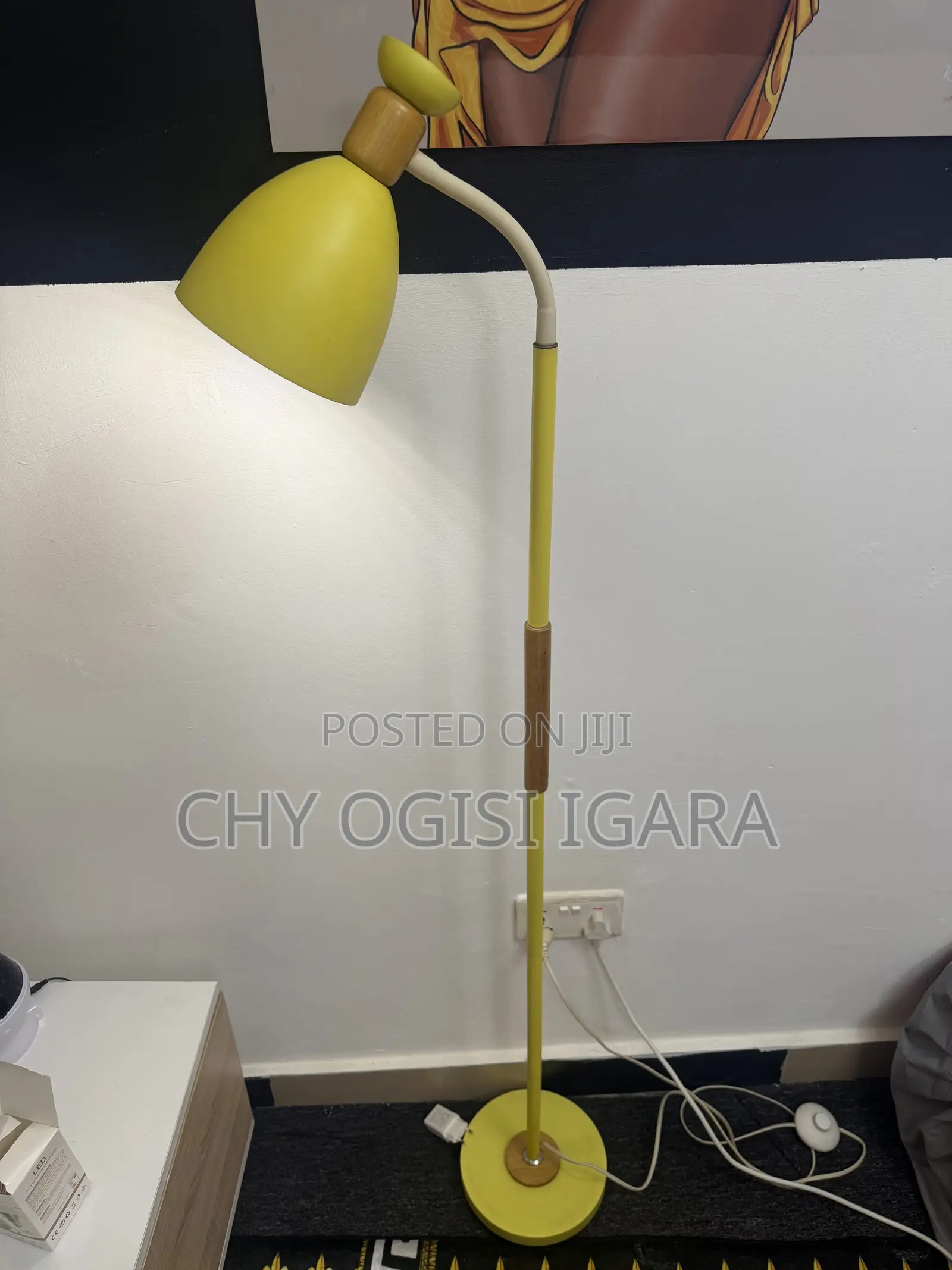 Yellow Floor Lamp
