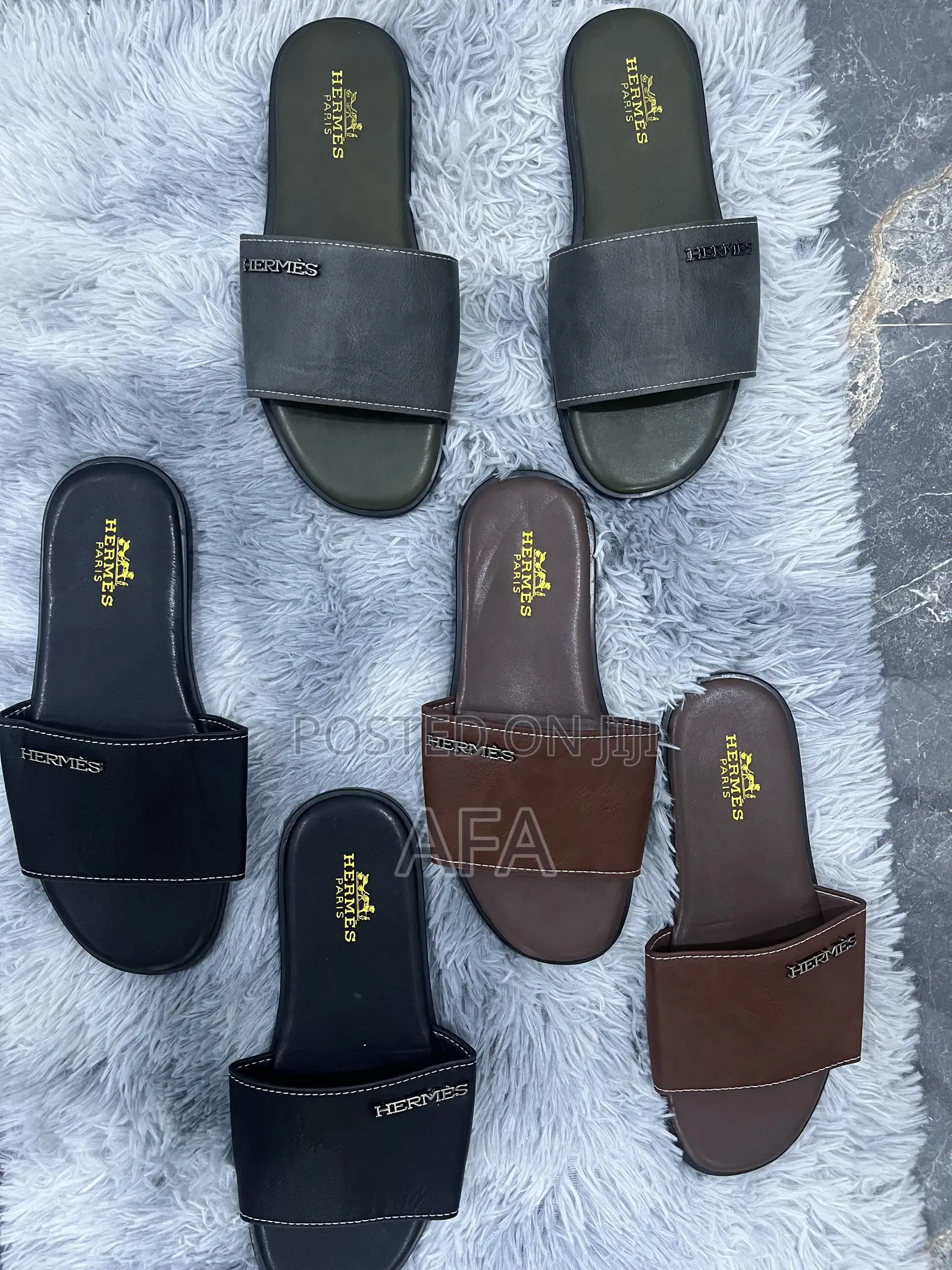 Quality Hermes Men’s Slippers