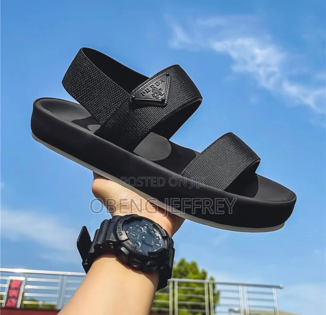 Original Prada Sandals Black