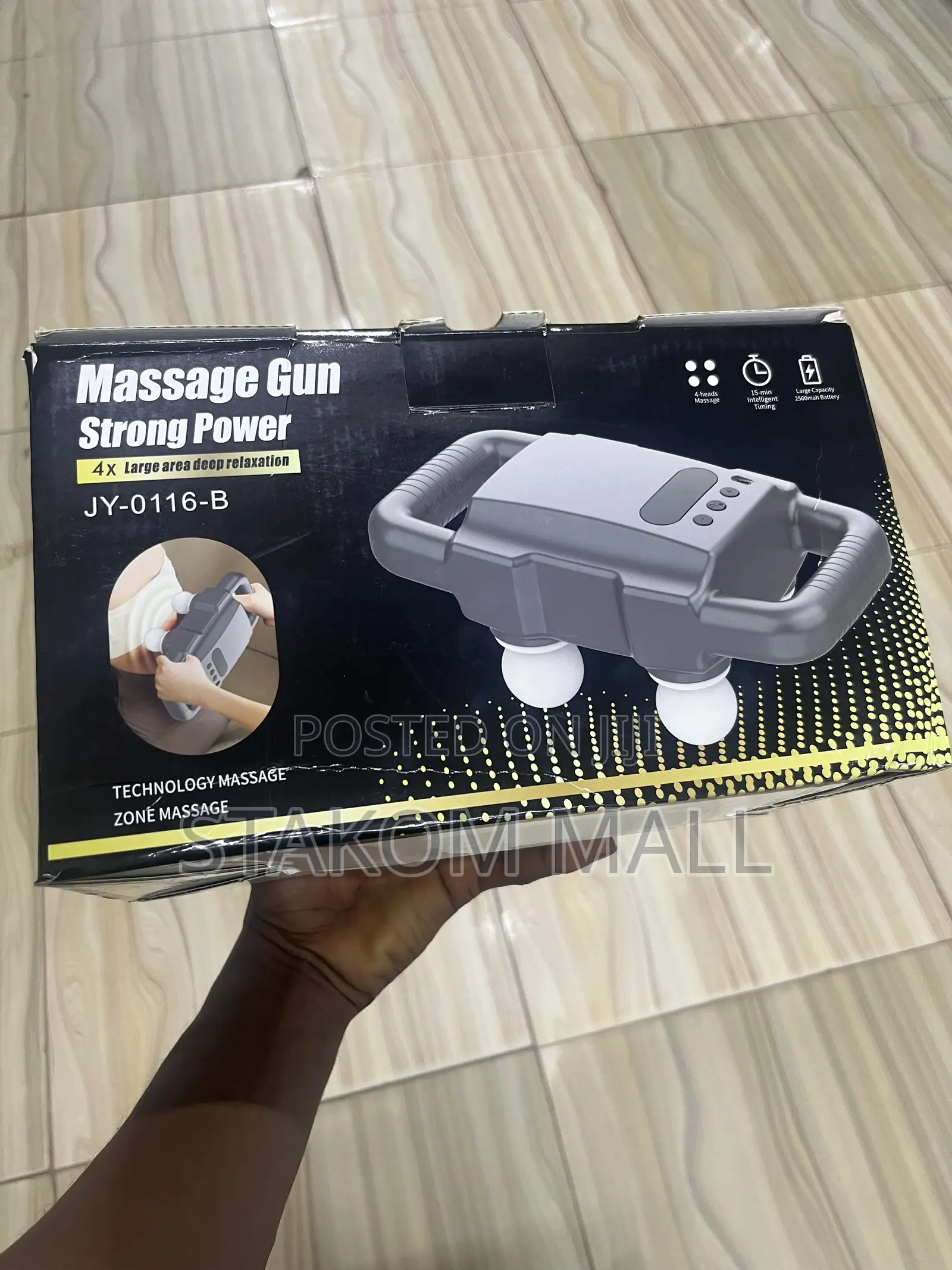 Massage Gun - 4 Heads