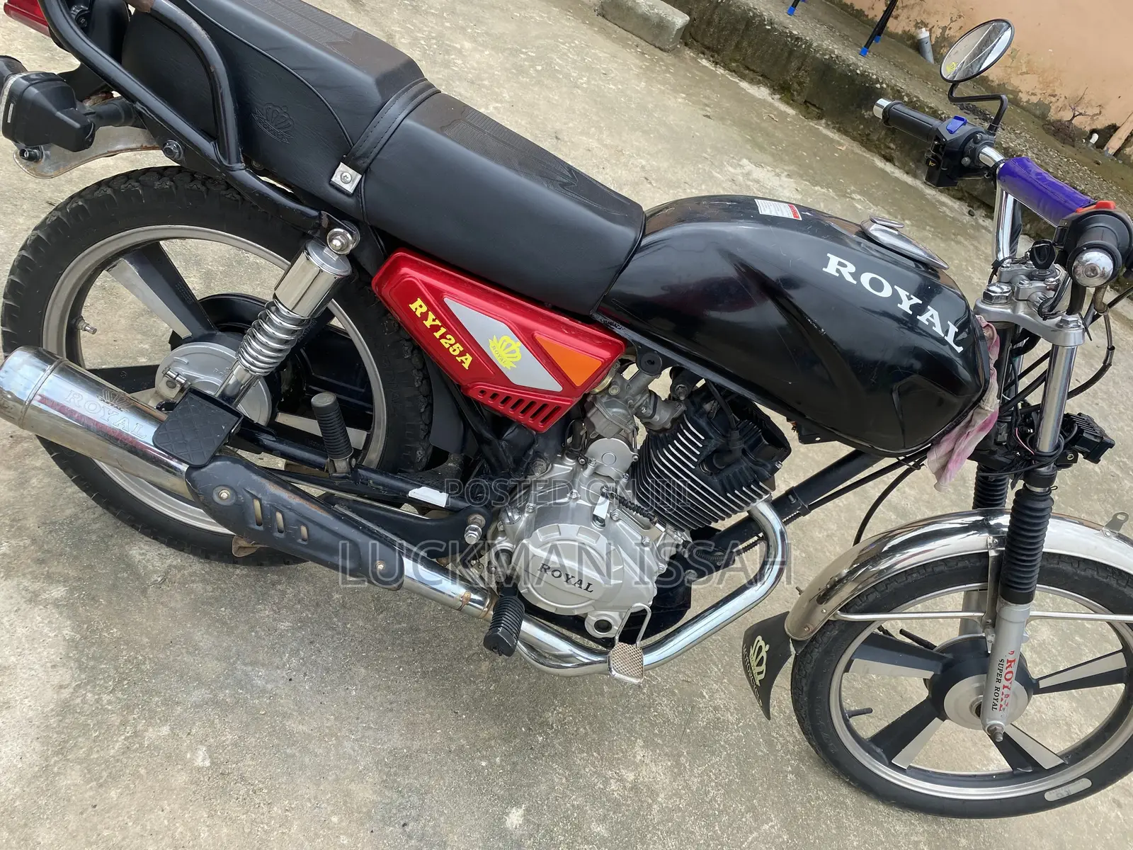 Royal Motorcycle 2024 Black