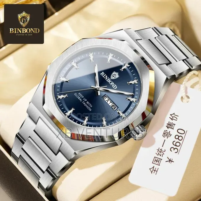 Poedagar 875men's Wristwatch Fashion Business Black