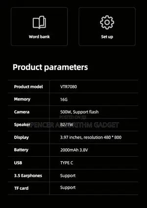 Philips VTR 7080 Voice Translator Transcript Recorder