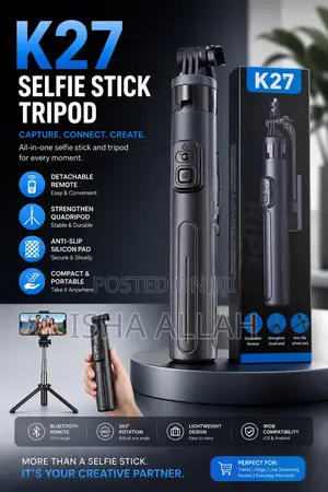  Smart Selfie Stick Tripod