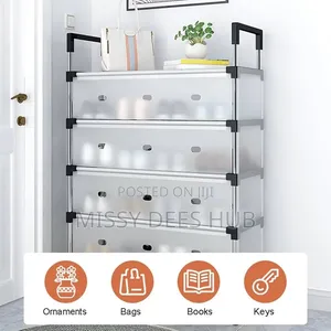 6 Layer Shoe Rack With Cover