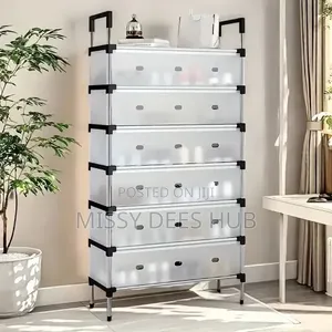6 Layer Shoe Rack With Cover