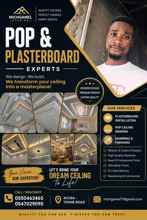 Pop Celling/Plasterboard and Skimming