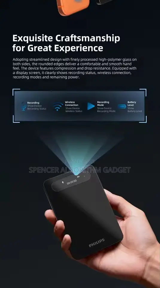 Philips VTR 7900 Voice Recorder Transcription