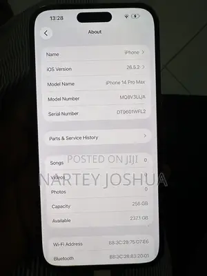 Apple iPhone 14 Pro Max 256 GB Gray