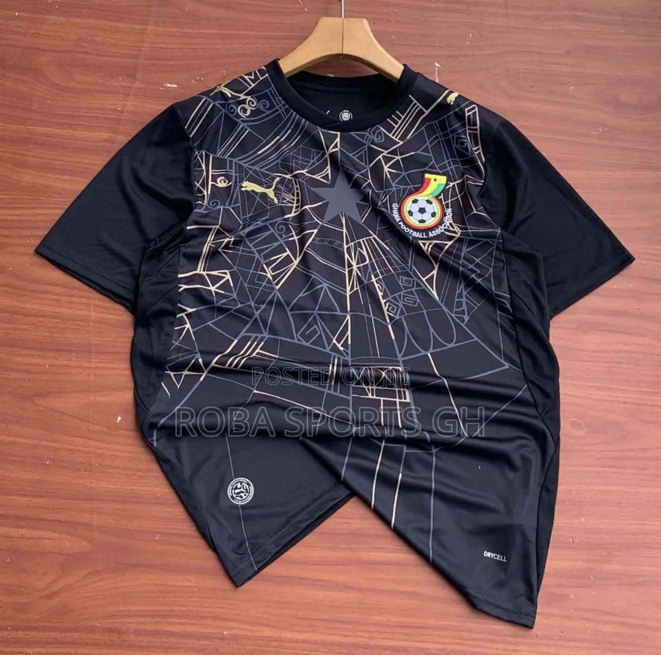 Ghana Spider Web Black Concept Jersey