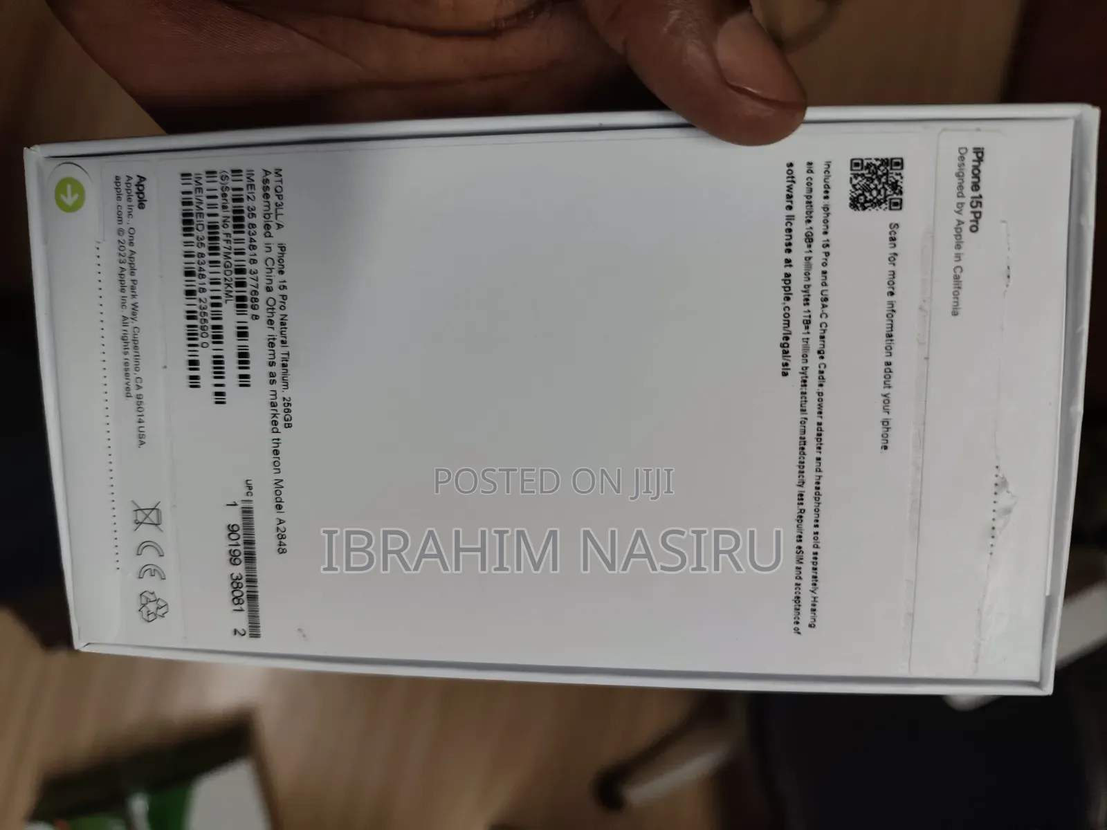 New Apple iPhone 15 Pro 256 GB Gray