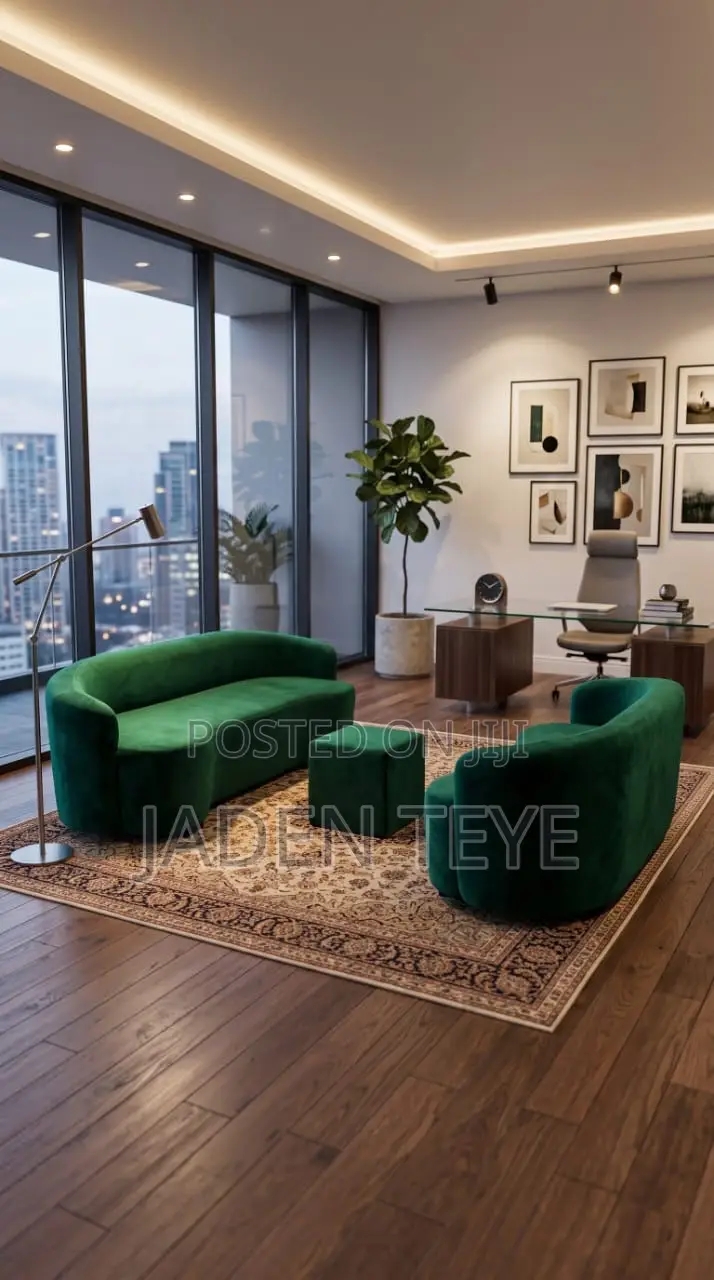 Stylish Green Sofa