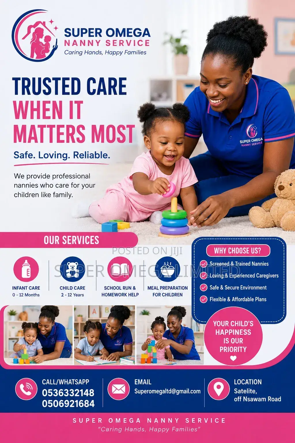 Super Omega Nanny Services|Caring,Trusted Professional Caregivers