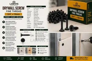 Premium Drywall Screw Fine Thread 3/4” X 19mm | Strong Steel