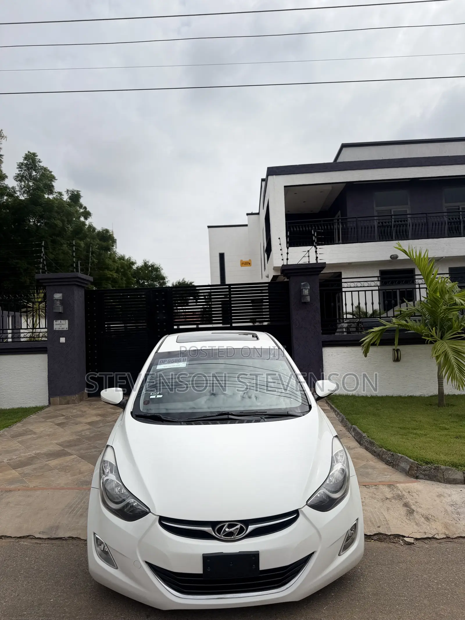 Hyundai Elantra GLS Sedan FWD (1.8L 4cyl 6A) 2013 White