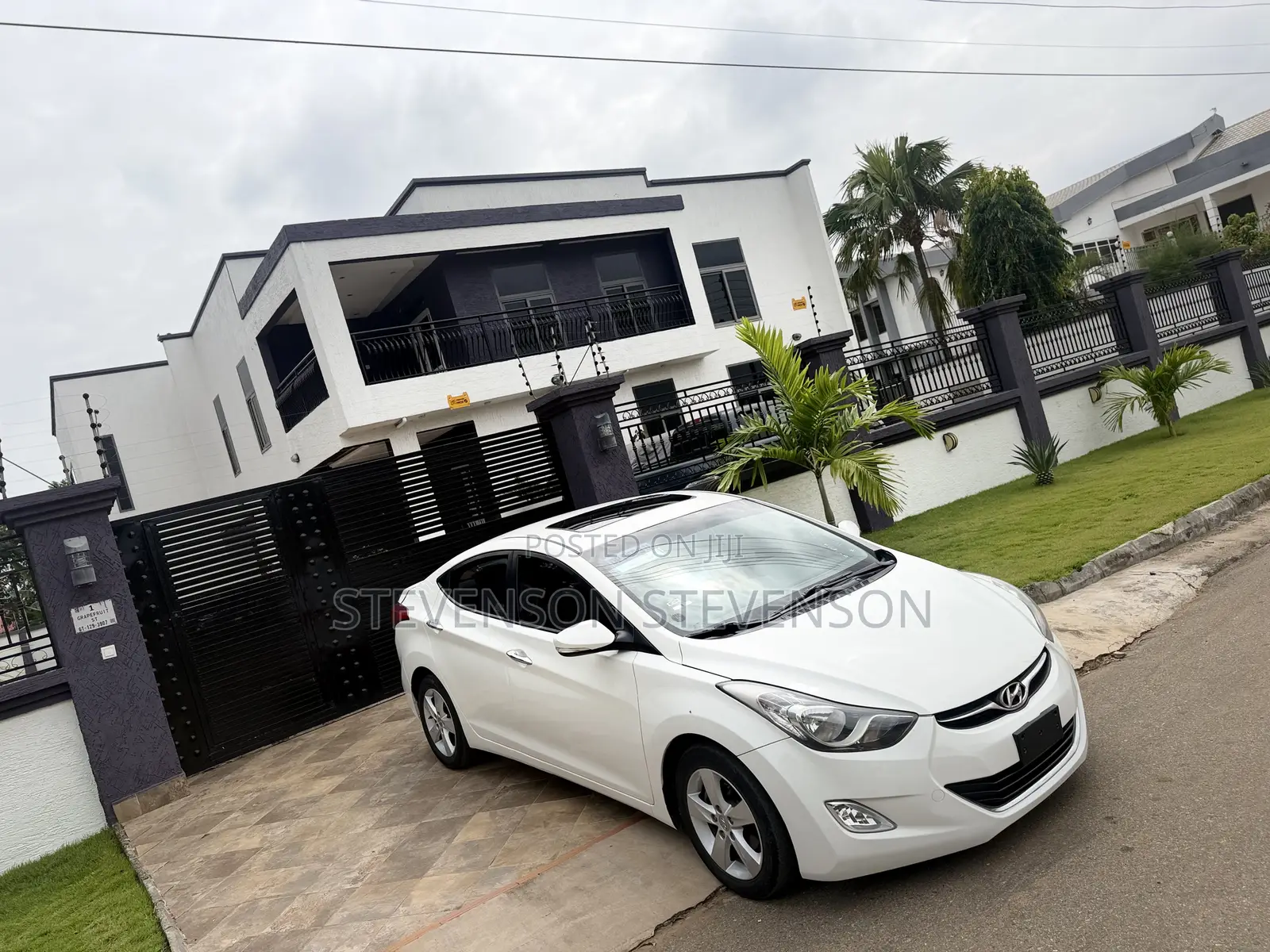 Hyundai Elantra GLS Sedan FWD (1.8L 4cyl 6A) 2013 White
