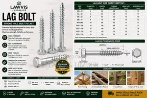 Heavy Duty Lag Bolts for Construction | Multiple Sizes Available