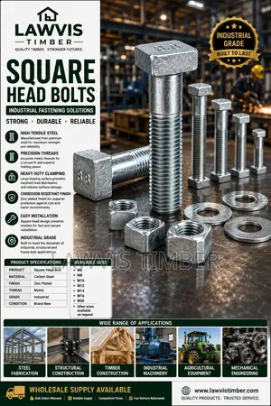 Premium Flange Bolts | High Tensile | Multiple Sizes Available