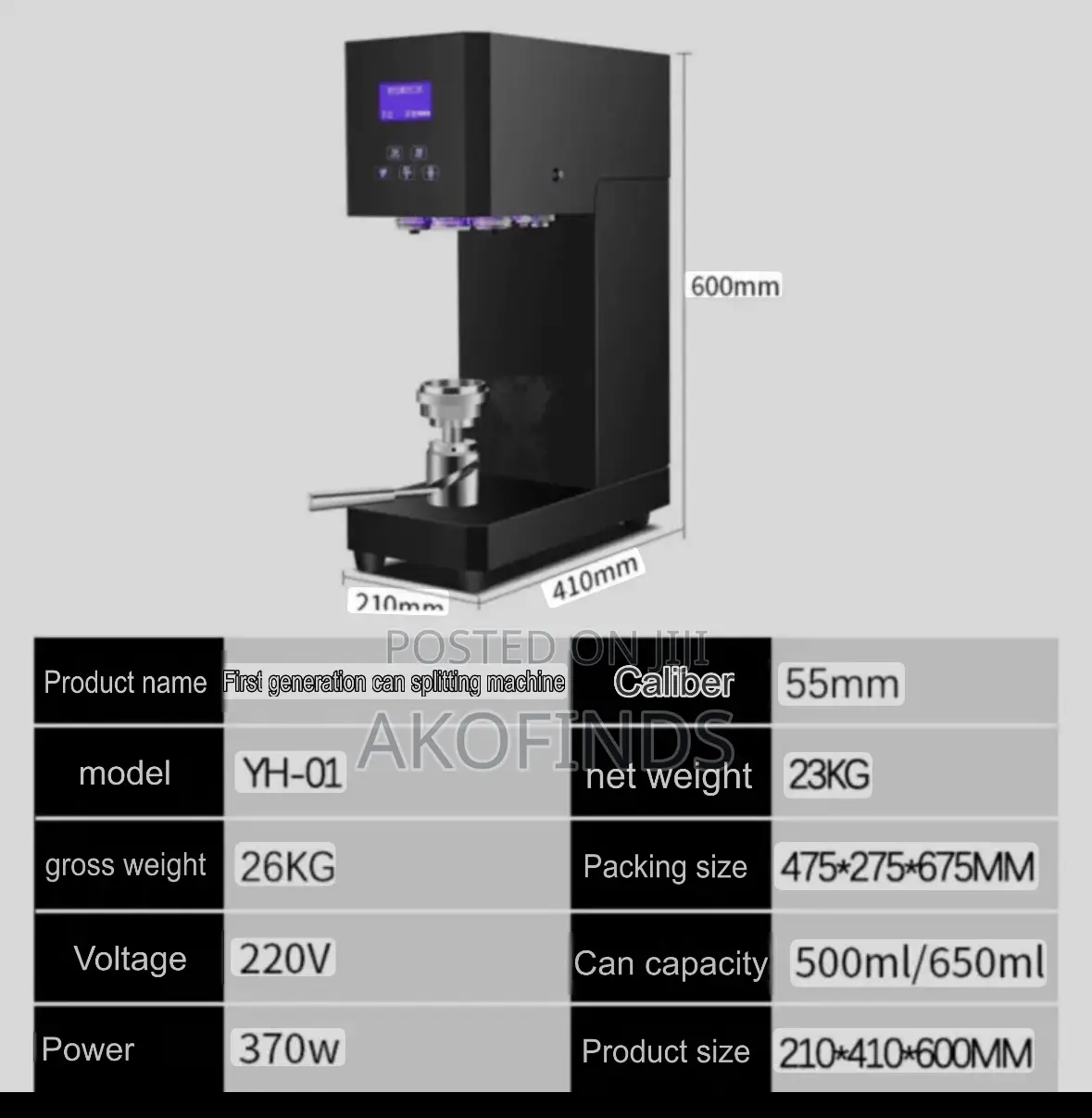 Intelligent Can Sealing Machine With Cans (200pcs) | 500ml