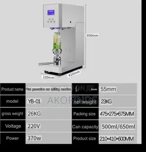 Intelligent Can Sealing Machine With Cans (200pcs) | 500ml