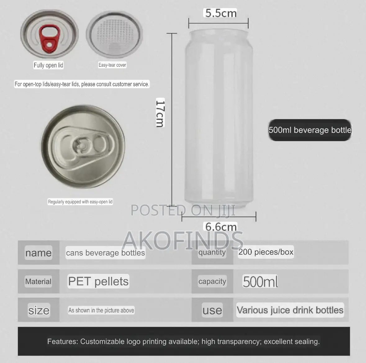 Intelligent Can Sealing Machine With Cans (200pcs) | 500ml