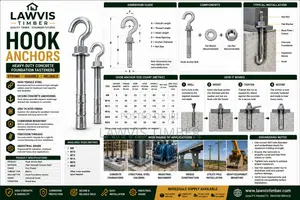 Premium Hook Anchors | Heavy Concrete Structural Fastening Solutions