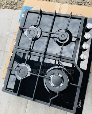 Check Out Midea 4 Burner 60cm Gas Hob – Black (60GJ084)