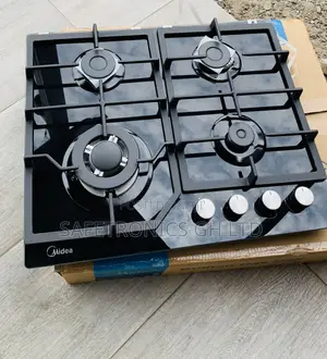 Top Class Midea 4 Burner 60cm Gas Hob – Black (60GJ084)