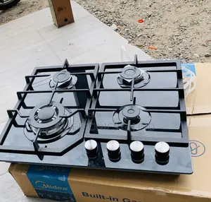 New Premium Midea 4 Burner 60cm Gas Hob – Black (60GJ084)