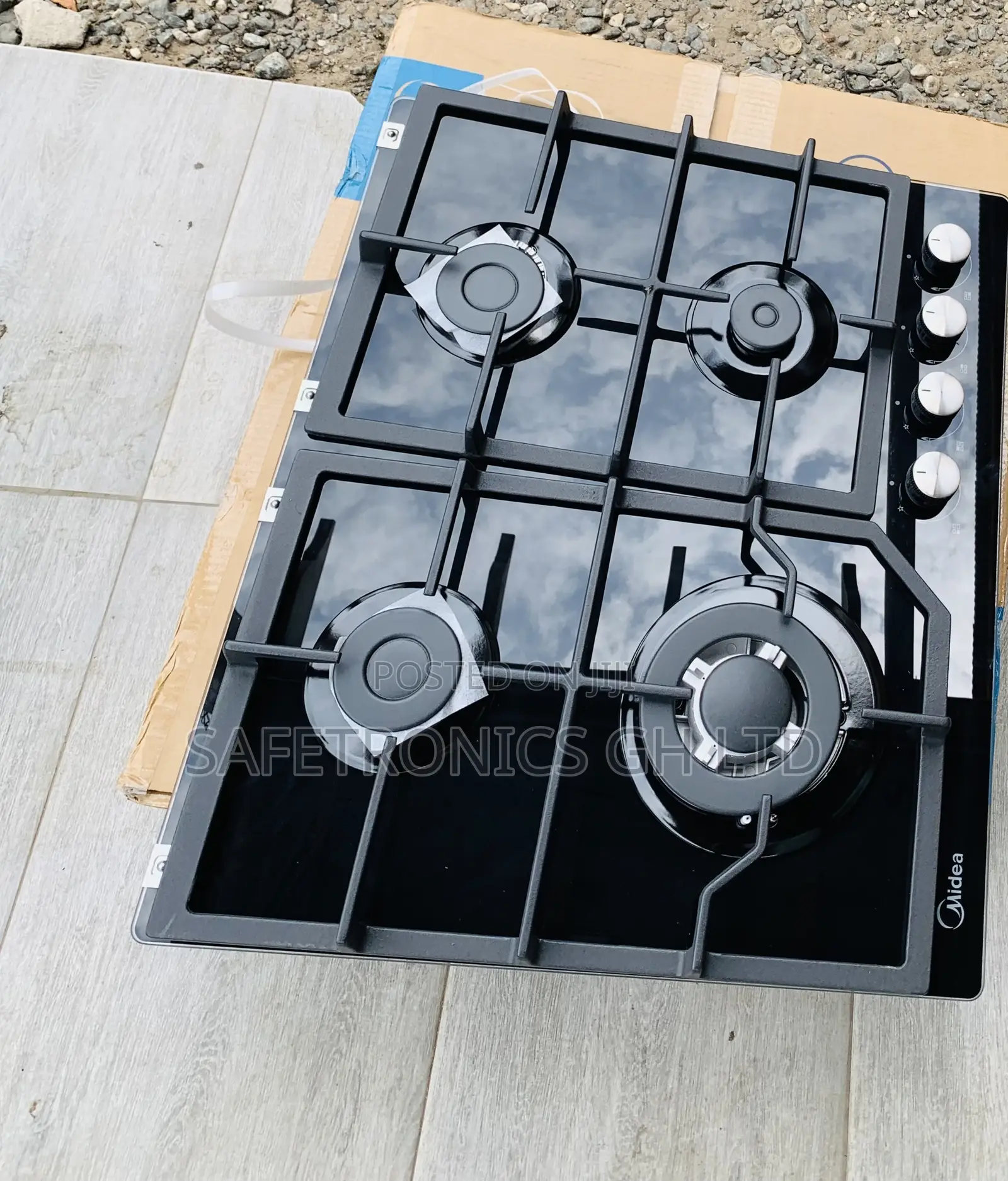 Just Try Out Midea 4 Burner 60cm Gas Hob – Black (60GJ084)
