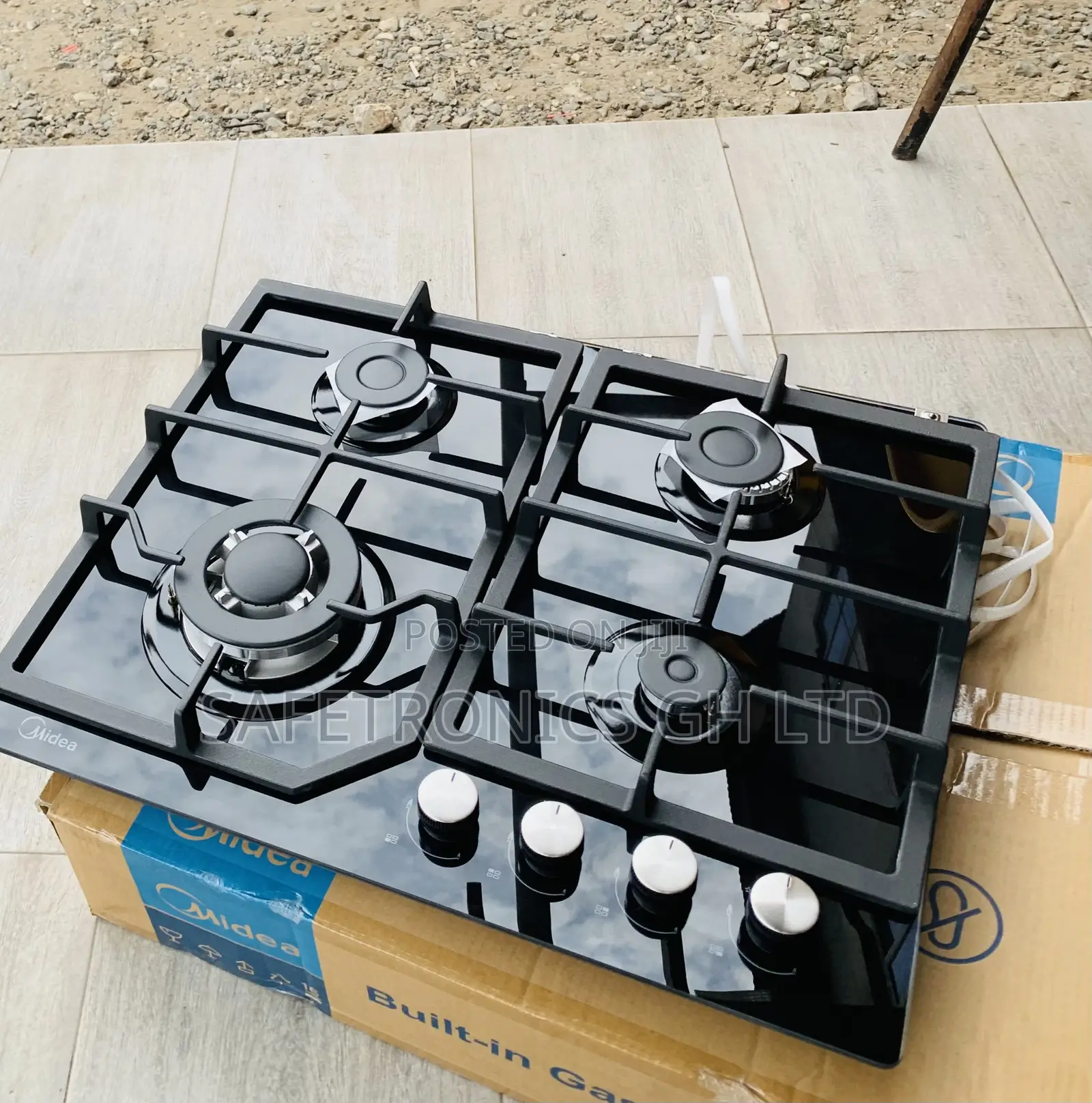 Lovely Design Midea 4 Burner 60cm Gas Hob – Black (60GJ084)