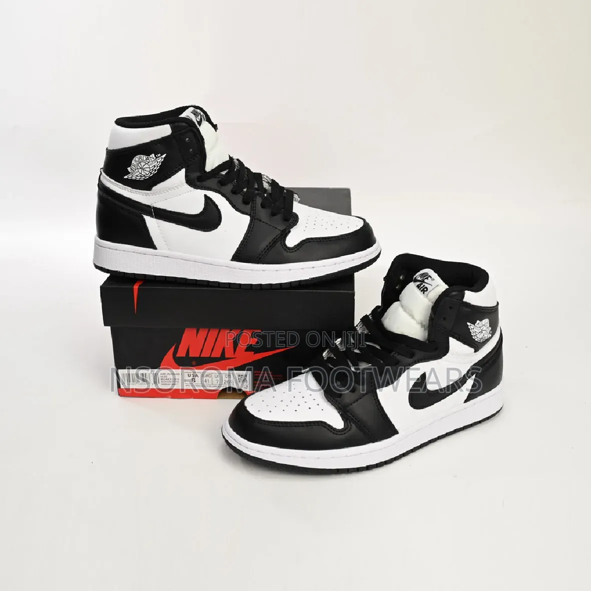 Air Jordan 1 High Sneakers – Sizes 38–45 | GH₵350