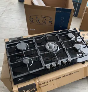 Trust Quality Midea 90cm Gas Hob – Black Glass 90GP095