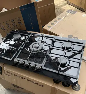 Trust Quality Midea 90cm Gas Hob – Black Glass 90GP095