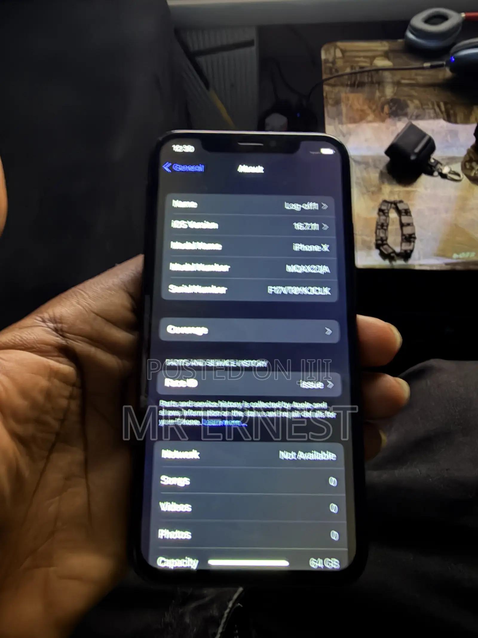 Apple iPhone X 64 GB Black