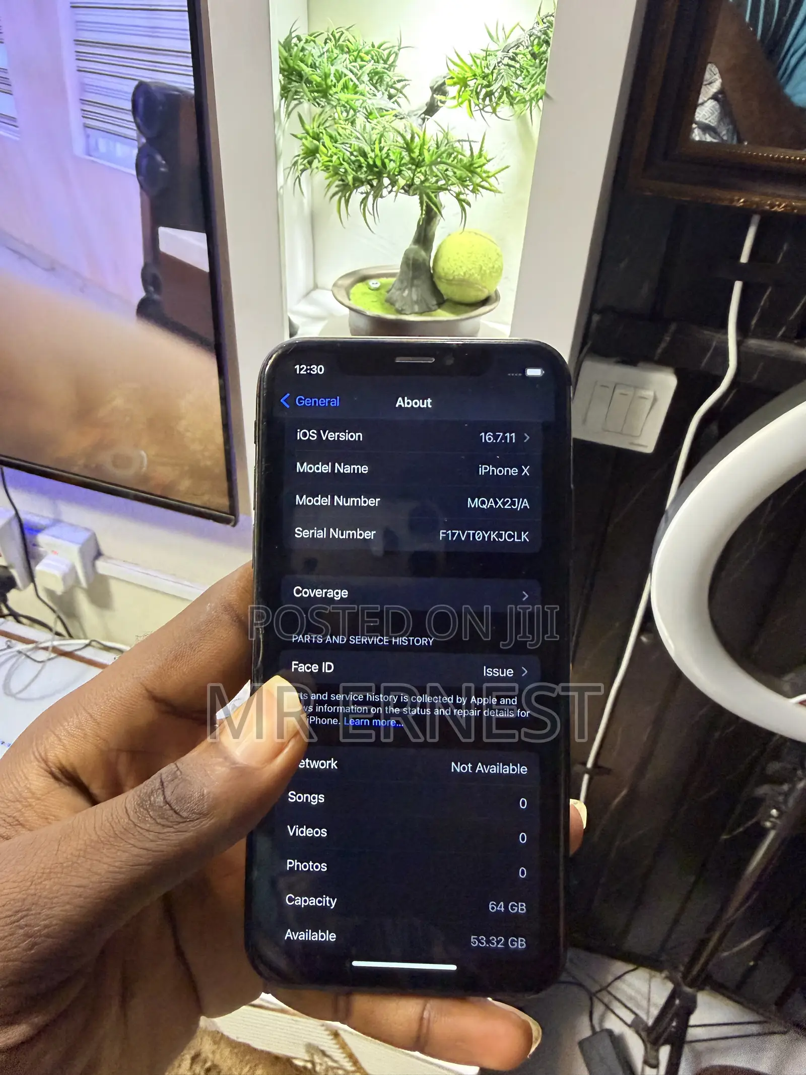 Apple iPhone X 64 GB Black